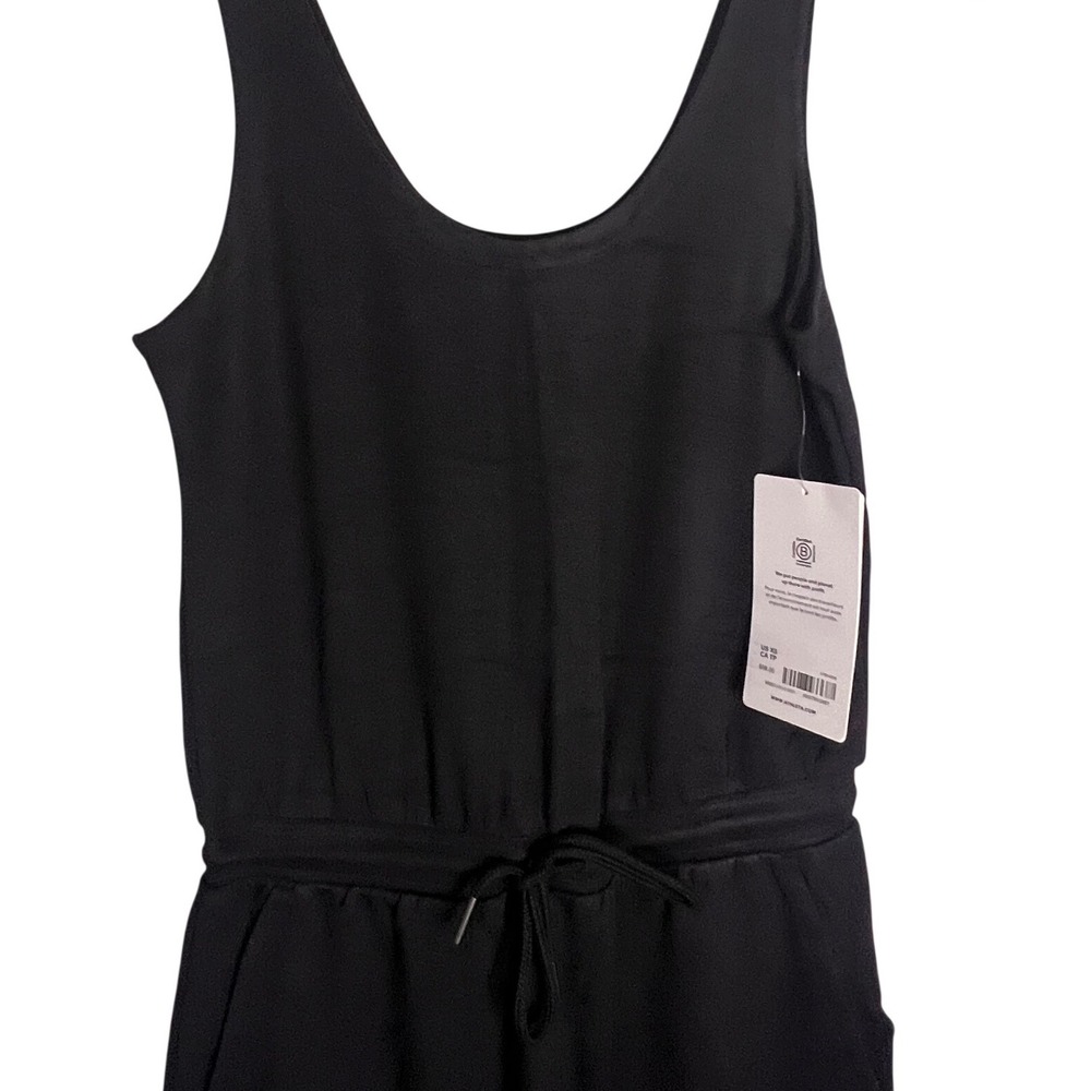 Athleta Balance Soft Tencel Black Sleeveless Jumpsuit XS NWT $98 - Picture 7 of 7